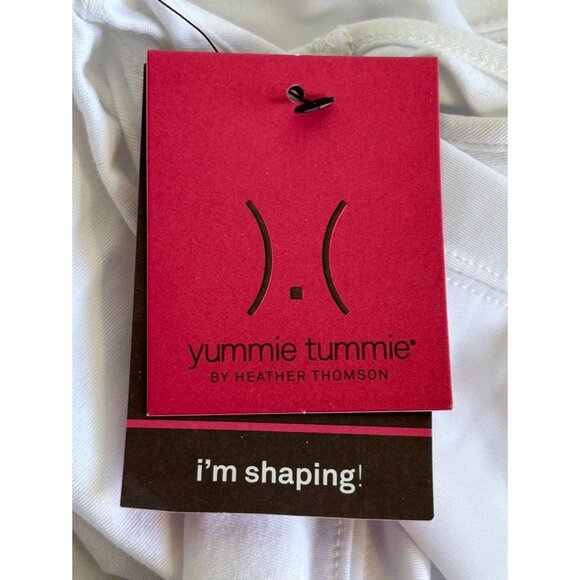 Yummie Tummie Women's Girlfriend Shaping Tank in White - Sz S - New - Picture 5 of 6